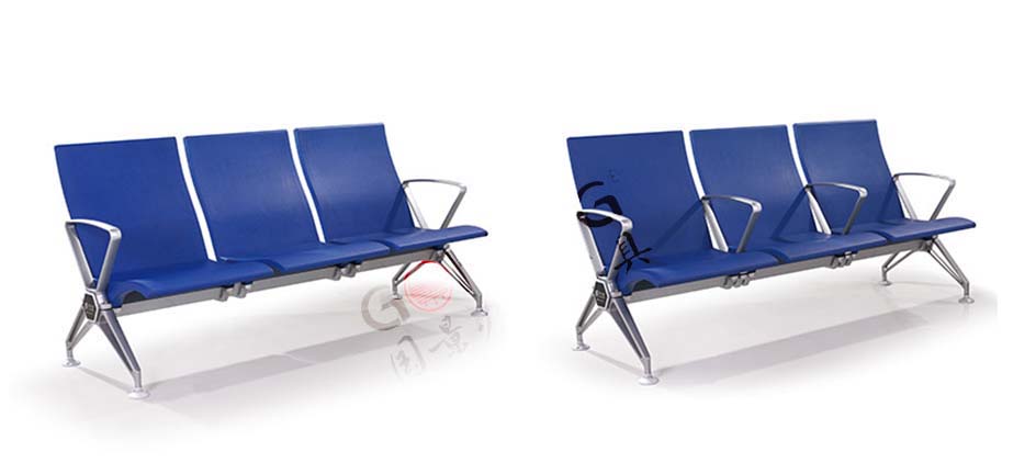 软包坐垫等候椅