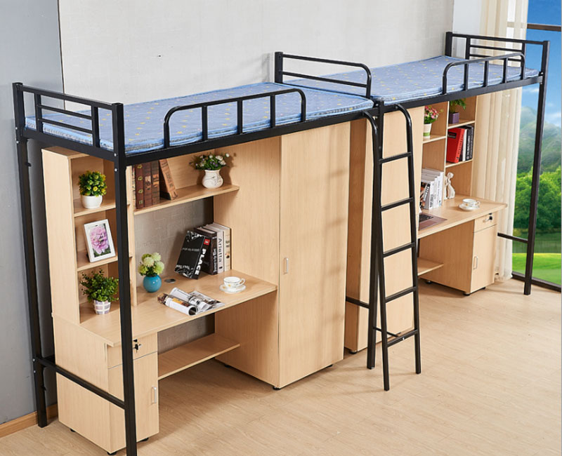 双人连排宿舍铁床