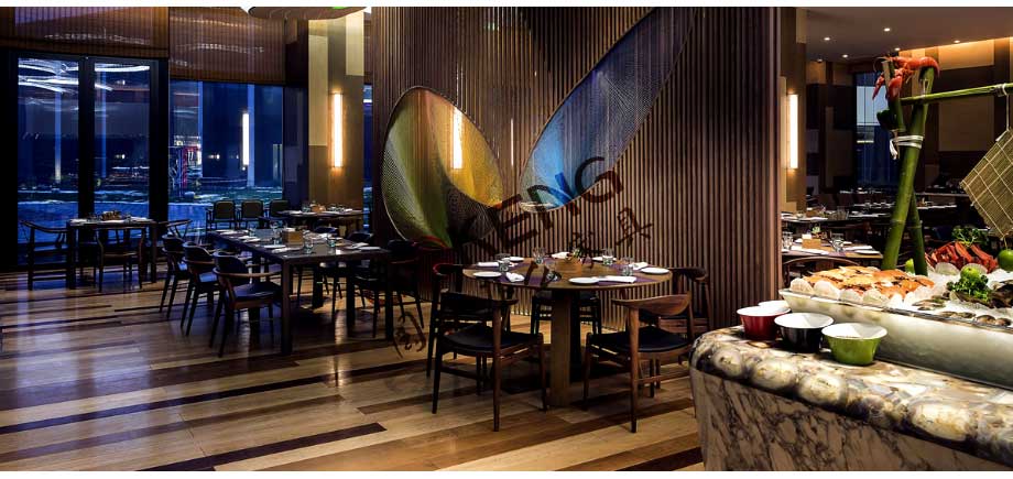 酒店餐厅家具长方形餐桌 标准餐椅