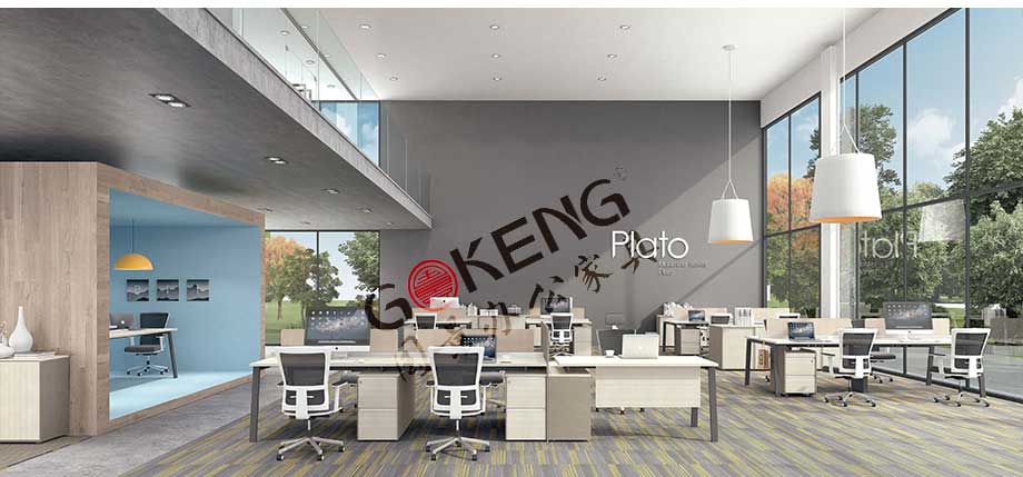 柏拉图职员卡位效果图