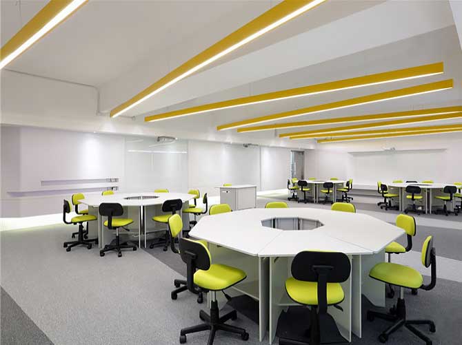 互动教室培训课桌椅