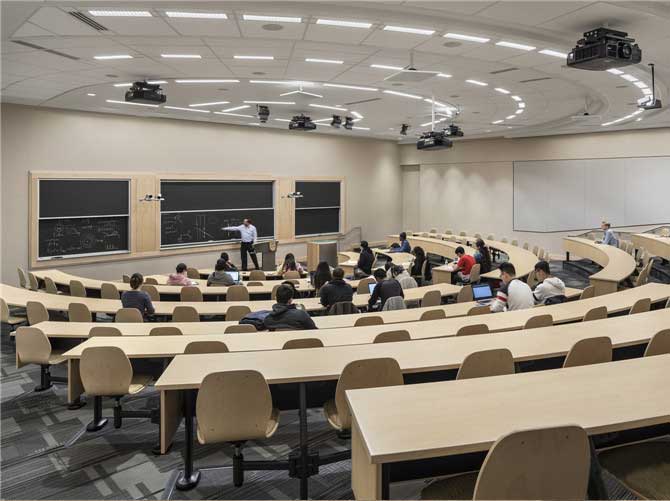 大学阶梯课桌椅