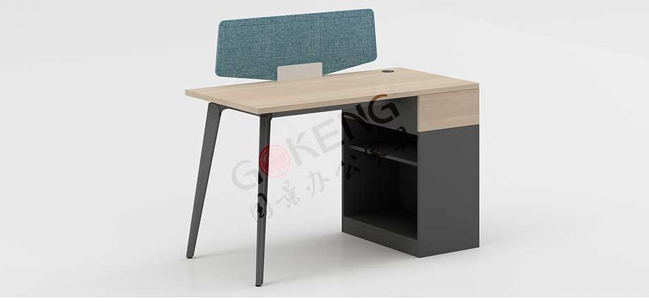 布里斯系列屏风卡位单人位带柜